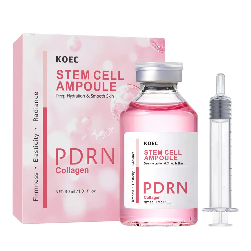 Pink PDRN Collagen Skincare Set with complete Korean skincare products