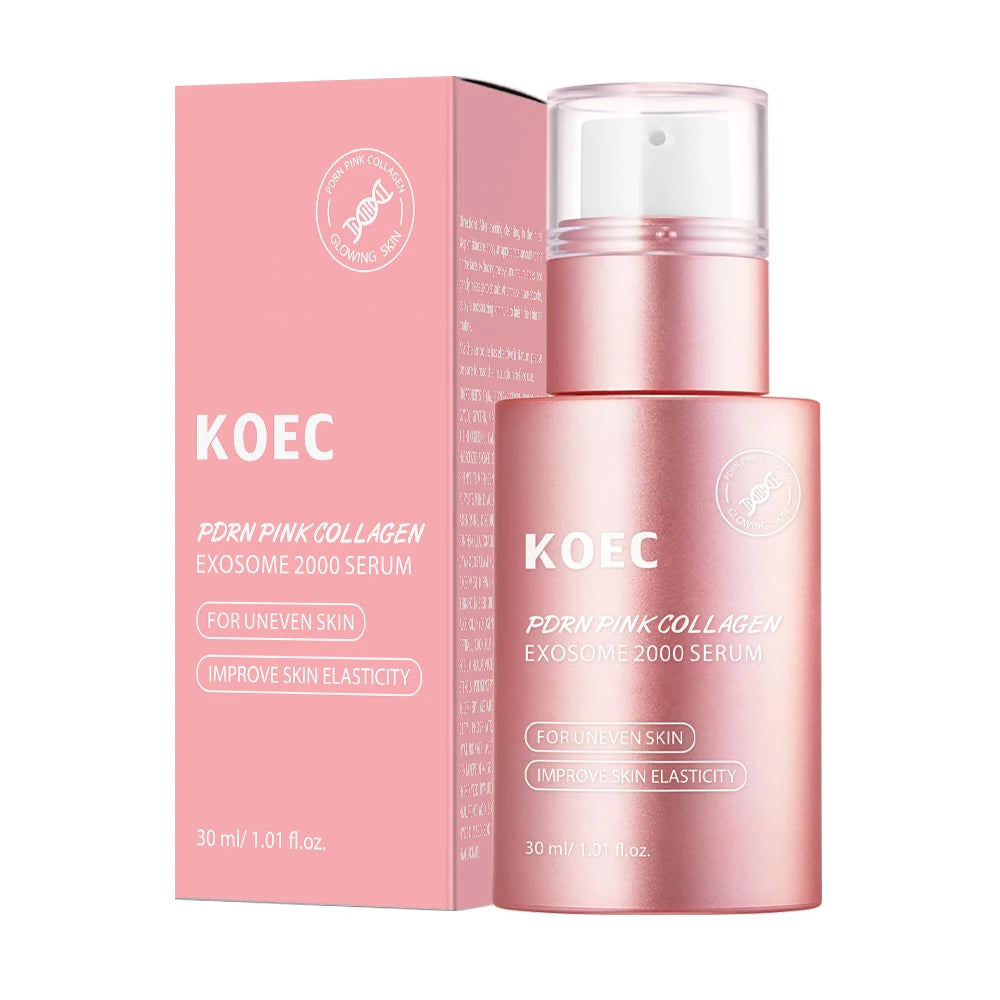 Pink PDRN Collagen Skincare Set with complete Korean skincare products