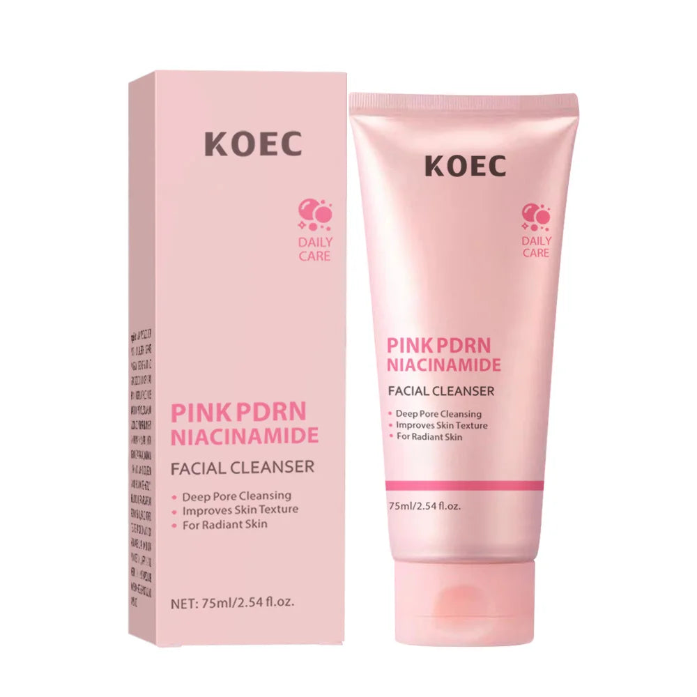 Pink PDRN Collagen Skincare Set with complete Korean skincare products