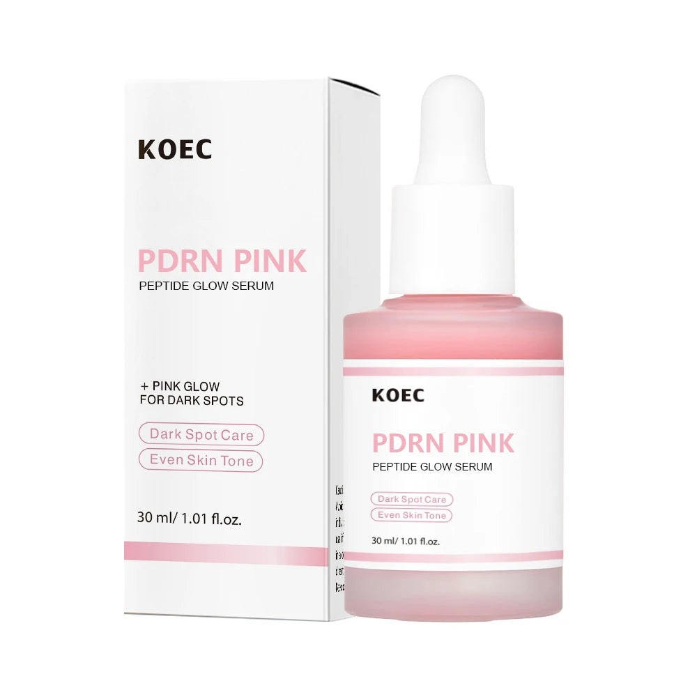 Pink PDRN Collagen Skincare Set with complete Korean skincare products