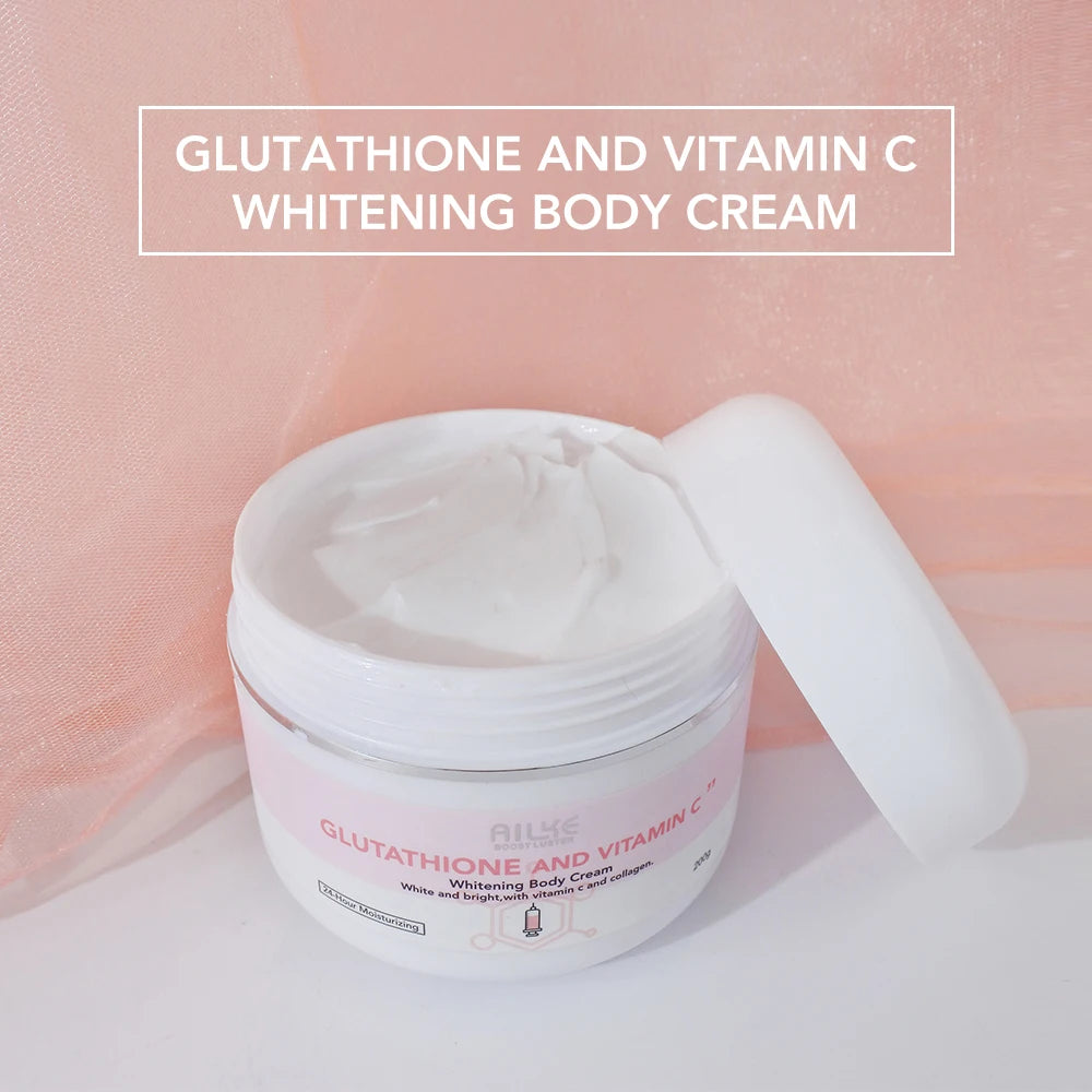 AILKE Glutathion and Vitamin C Whitening Set, Moisturizing, Remove Melanin, Freckles, Black Spots, Chloasma, Clean Skin