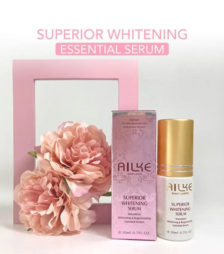 AILKE Glutathion and Vitamin C Whitening Set, Moisturizing, Remove Melanin, Freckles, Black Spots, Chloasma, Clean Skin