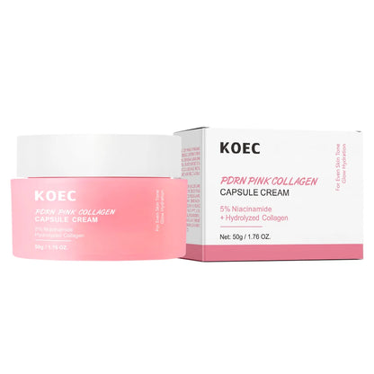 Pink PDRN Collagen Skincare Set with complete Korean skincare products