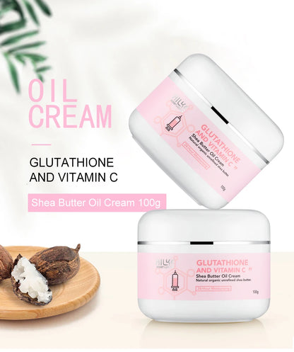 AILKE Brightening Skin Care Set, With Vitamin C, Glutathione, Reduce Spots, Moisturizing, Smooth Soft Skin, Improve Skin Radiant