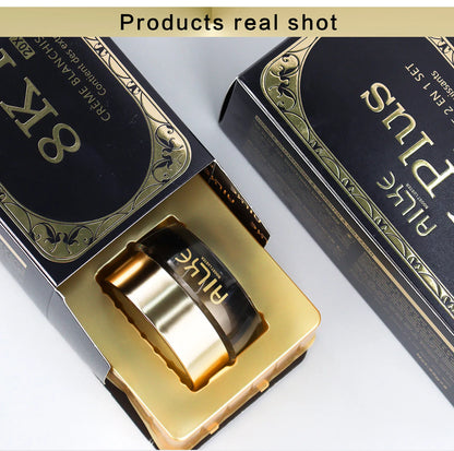 AILKE Whitening Face Cream, Reduce Dark Spots, Wrinkles, Melanin, Even Skin Tone, With Collagen, Glutathione, for All Skin Types