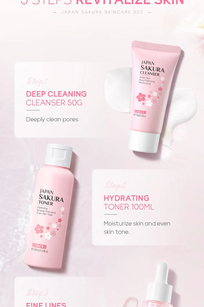 LAIKOU Sakura skincare set