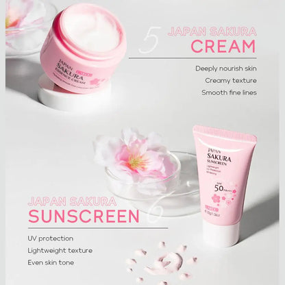 6pcs Sakura Skin Care Set Hydrating
