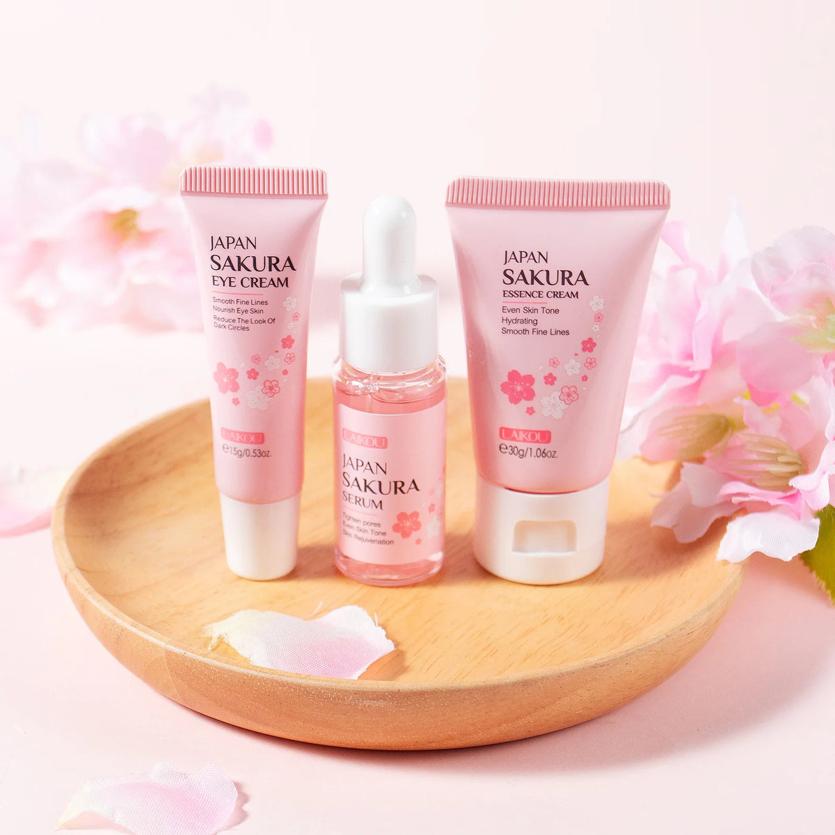 Sakura Skin Care Sets Face Cream Serum