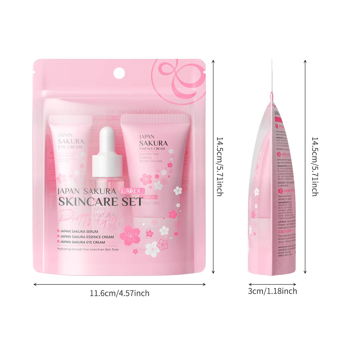 Sakura Skin Care Sets Face Cream Serum