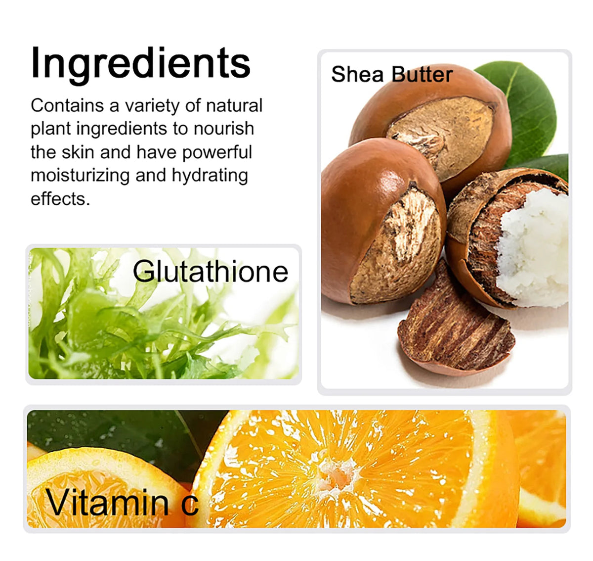 AILKE Glutathion and Vitamin C Whitening Set, Moisturizing, Remove Melanin, Freckles, Black Spots, Chloasma, Clean Skin