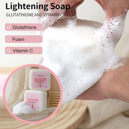 AILKE Glutathion and Vitamin C Whitening Set, Moisturizing, Remove Melanin, Freckles, Black Spots, Chloasma, Clean Skin