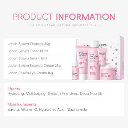 LAIKOU Sakura skincare set
