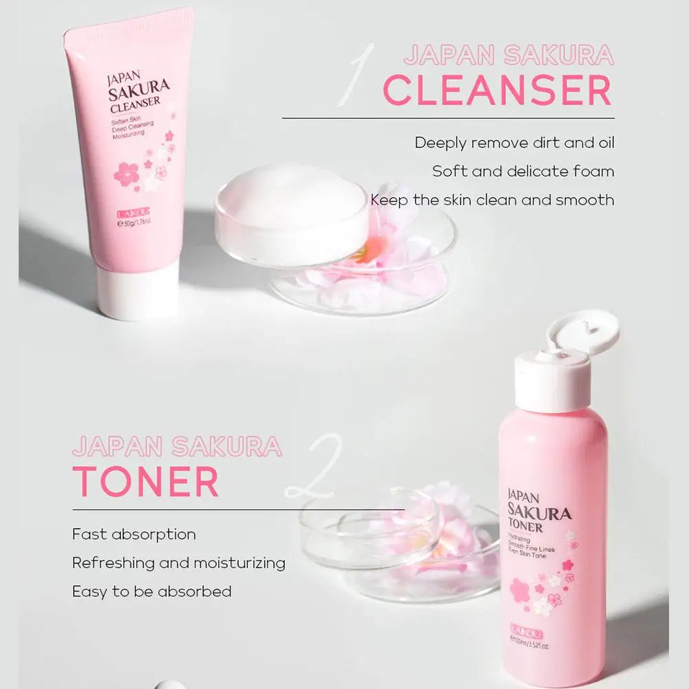 6pcs Sakura Skin Care Set Hydrating