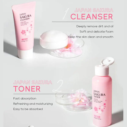 6pcs Sakura Skin Care Set Hydrating