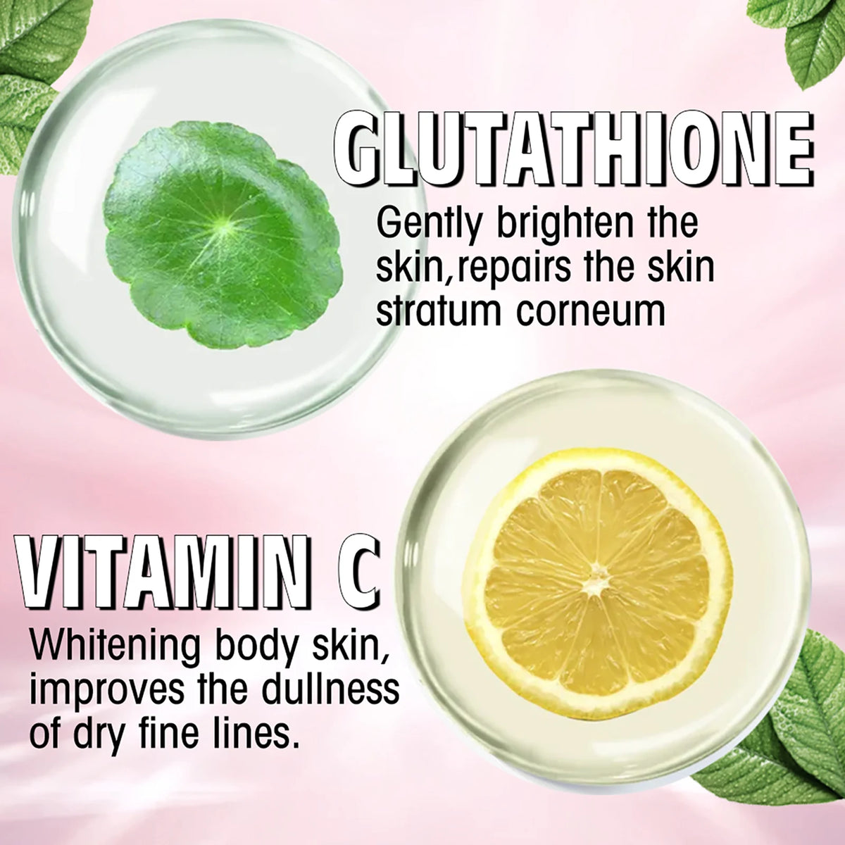AILKE Glutathion and Vitamin C Whitening Set, Moisturizing, Remove Melanin, Freckles, Black Spots, Chloasma, Clean Skin
