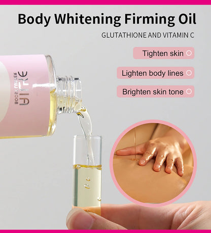 AILKE Glutathion and Vitamin C Whitening Set, Moisturizing, Remove Melanin, Freckles, Black Spots, Chloasma, Clean Skin