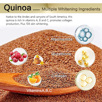 AILKE Whitening Face Cream, Reduce Dark Spots, Wrinkles, Melanin, Even Skin Tone, With Collagen, Glutathione, for All Skin Types