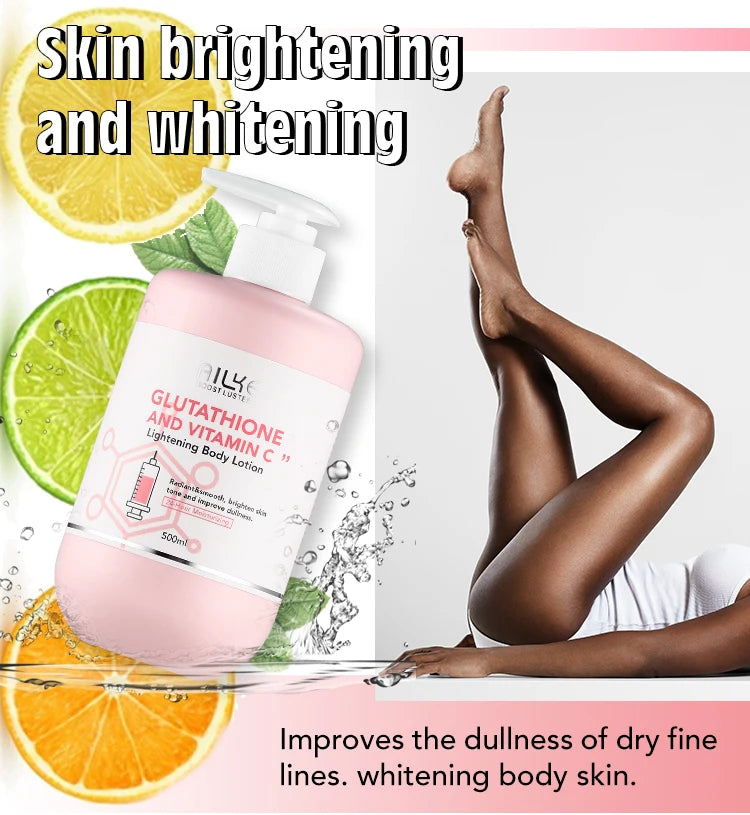 AILKE Whitening Skin Care Cream, Lightening Lotion, Remove Dark Spots With Glutathion, Shea Butter, Moisturizing Body Cream